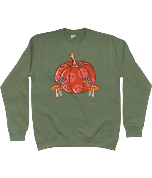 Peace Pumpkin Shrooms Sweatshirt