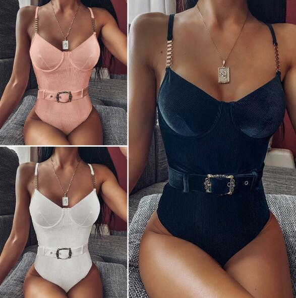 Dare Cord Push-up Bodysuit - Made To Order Clothing