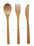 Reusable Bamboo Cutlery Travel Gift Set